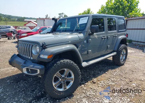 2021 Jeep Wrangler Unlimited Sahara 4X4 from USA, damaged, VIN 1C4HJXEN8MW591985